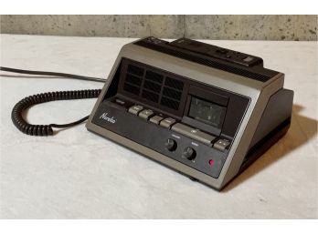 Vintage Norelco Dictation Mini Tape Cassette Recorder - Model 196