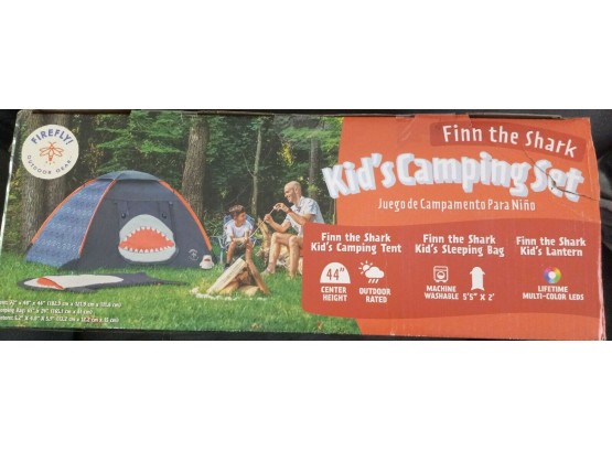 Firefly Outdoor Gear Finn The Shark Camping Combo Tent Lantern & Sleeping Bag