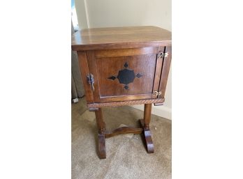 A Vintage Single Door Side Table