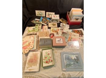 A Great Lot Of Old Post Cards & Ephemera.
