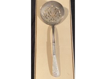 A Mother Of Pearl Handle Cranberry Spoon