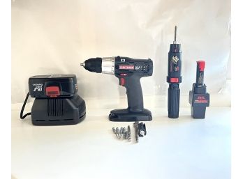 Drill Lot- Craftsman 19.2 Volt Drill, Skil Twist Xtra, Battery And Charger Included