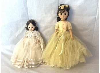Vintage Madame Alexander Dolls- Snow White & Elsie- Both With Original Gowns & Most Of The Accessories