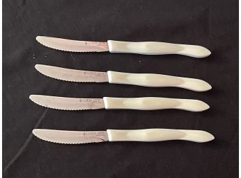 Vintage Cutco Steak Knives - White Handled 1759 KM - Set Of Four - Lot 2