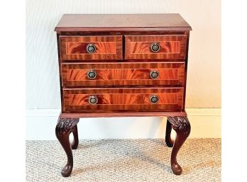 Beautiful Vintage Petite Wood Chest Of Drawers