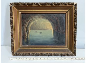 Singed Tony Capri, Oil On Canvas, With An Ornate Frame, 20x16.25x2.25