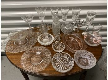 The Cut Clear Glass Crystal Assortment