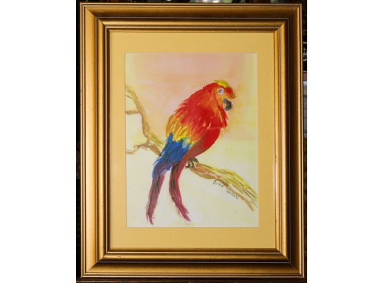 Colorful Artwork With Beautiful Gold Frame