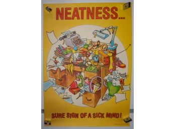 Vintage Hallmark Poster 'Neatness'