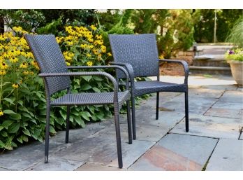 Woven Outdoor Arm Chairs