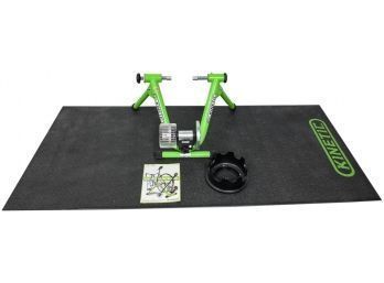 Kinetic Road Machine Fluid Bike Trainer (Model No. T-0021) And Rubber Mat
