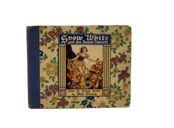 Vintage Snow White And The Seven Dwarfs Book