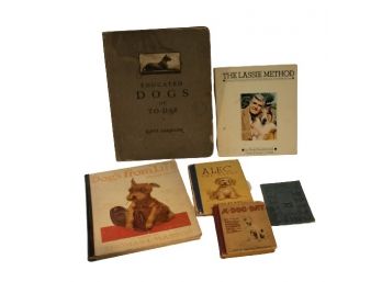 Collection Of Vintage Dog Books