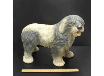 Large Old English Sheep Dog Figurine