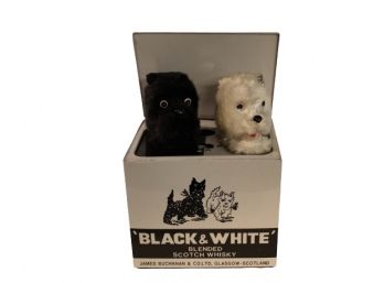 Cute Pop-Up Promotional Item From Black & White Whiskey