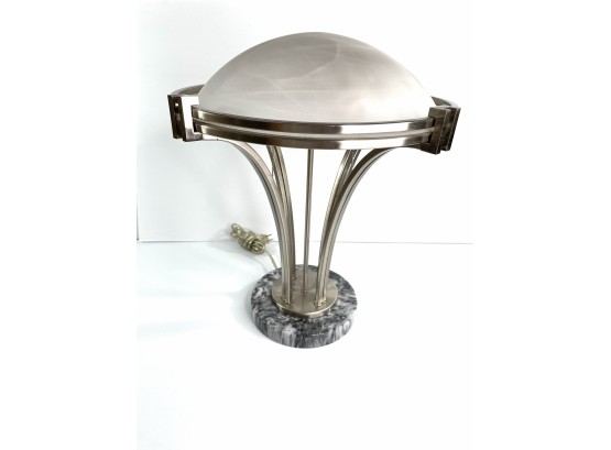 Brushed Stainless Steel Lamp