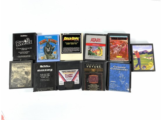 Vintage Atari 2600 And Sega Games