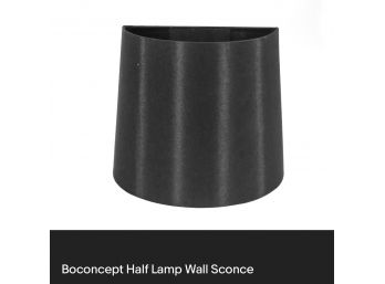 2 Boconcept Half Lamp Wall Sconce .Pair . 9.84 X 11.81 Inches- New In Box / 2 Of 2