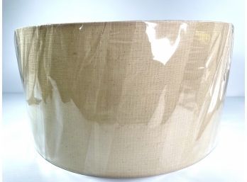 Round Linen Lamp Shade . New In Wrapper