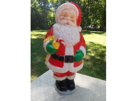 Vintage Classic Blow Mold Santa Claus In Great Condition