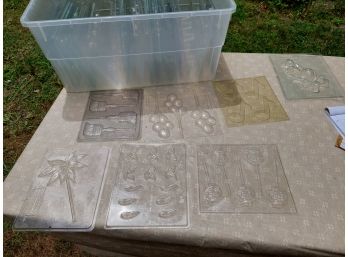 Large Lot Of 52 Pre-owned Candy Molds