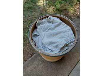 Barrell Full Of Shop Rags Clean