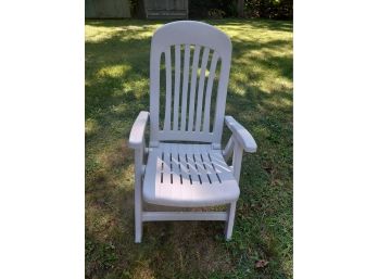 Outdoor Heavy Duty Plastic Reclining Chair