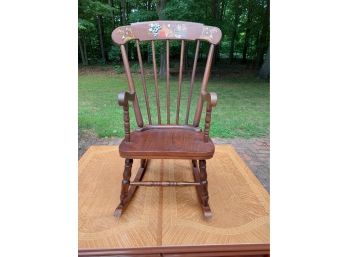 Adorable Vintage Child's Rocking Chair