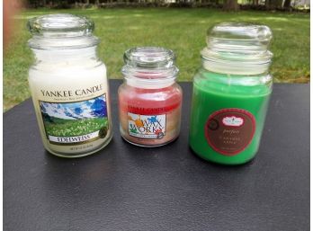 3 Brand New Scented Candles