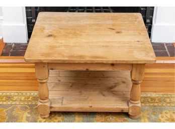 Rustic Dutch Pine Cocktail Table