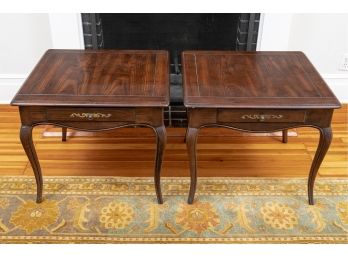 Vintage Pair Of Henredon Four Centuries End Tables