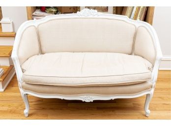 Beautifully Carved French Settee
