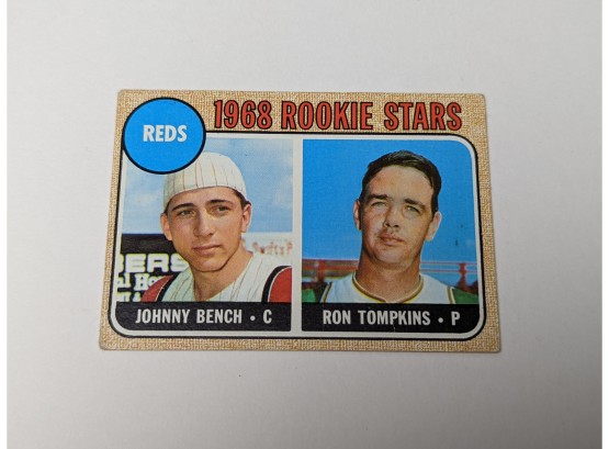 1968 Topps Johnny Bench Rookie