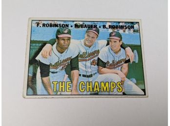 Topps The Champs Frank Robinson Card