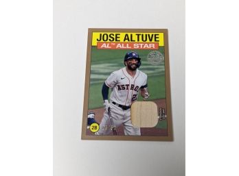 2021 Topps All Star Relic Card Jose Altuve