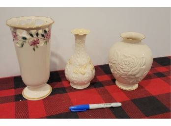 Porcelain Vase Tri Fecta.   Lenox And Belleek