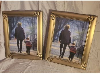 Brushed Nickel Matching Picture Frames