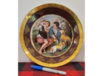 HUTSCHENREUTHER Of Western Germany 24k Gold Accented Plate