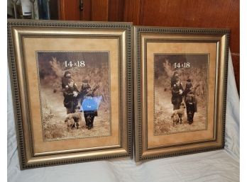 Matching 14' X 18' Picture Frames. Brand New