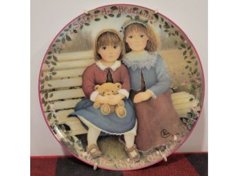 Sisters Are Blossoms Plate By Poulin