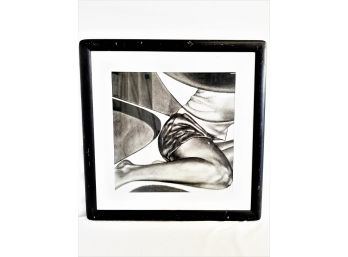 Original Pencil Drawing Signed And Framed By Artist