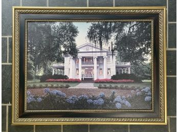 A Framed Canvas Print - Southern Mansion