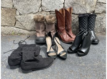 Ladies' Shoes And Boots - Size 6.5-7