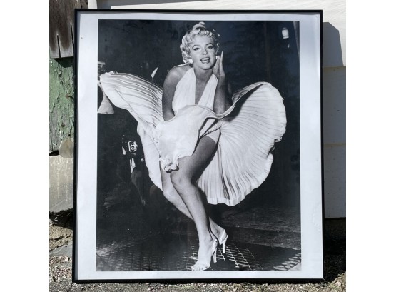 A Large Framed Marilyn Photographic Print