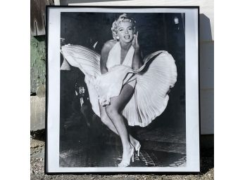 A Large Framed Marilyn Photographic Print