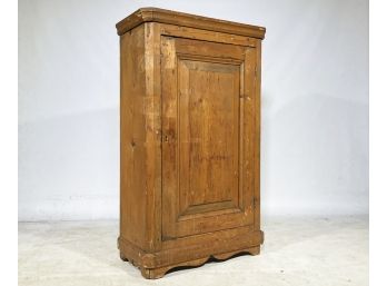 An Antique Primitive Pine Cabinet