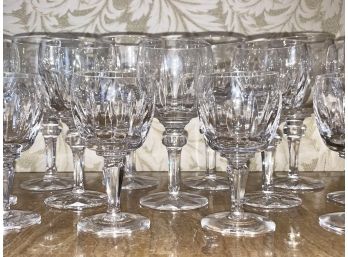 A Collection Of Glass Goblets