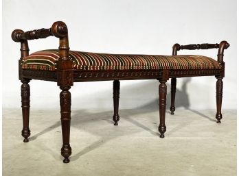 A Louis The XVI Style Mahogany Bench
