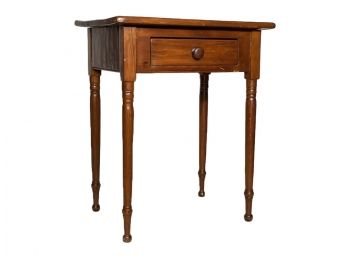 An Antique Sheraton Side Table Or Nightstand