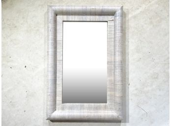 A Wrapped Wood Indonesian Mirror